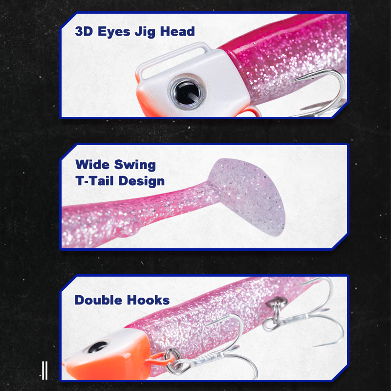 D1 110mm 34g Sinkender Metall- – Fishing Hook Treble Bewertung und Preis