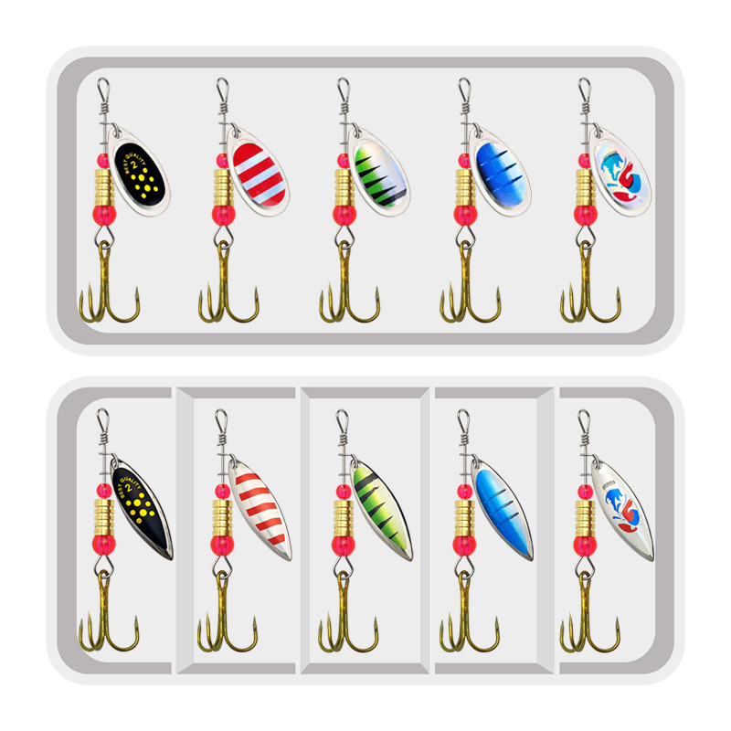 Angelköder Spinner Rotationslö – Fishing Hook Treble Bewertung und Preis