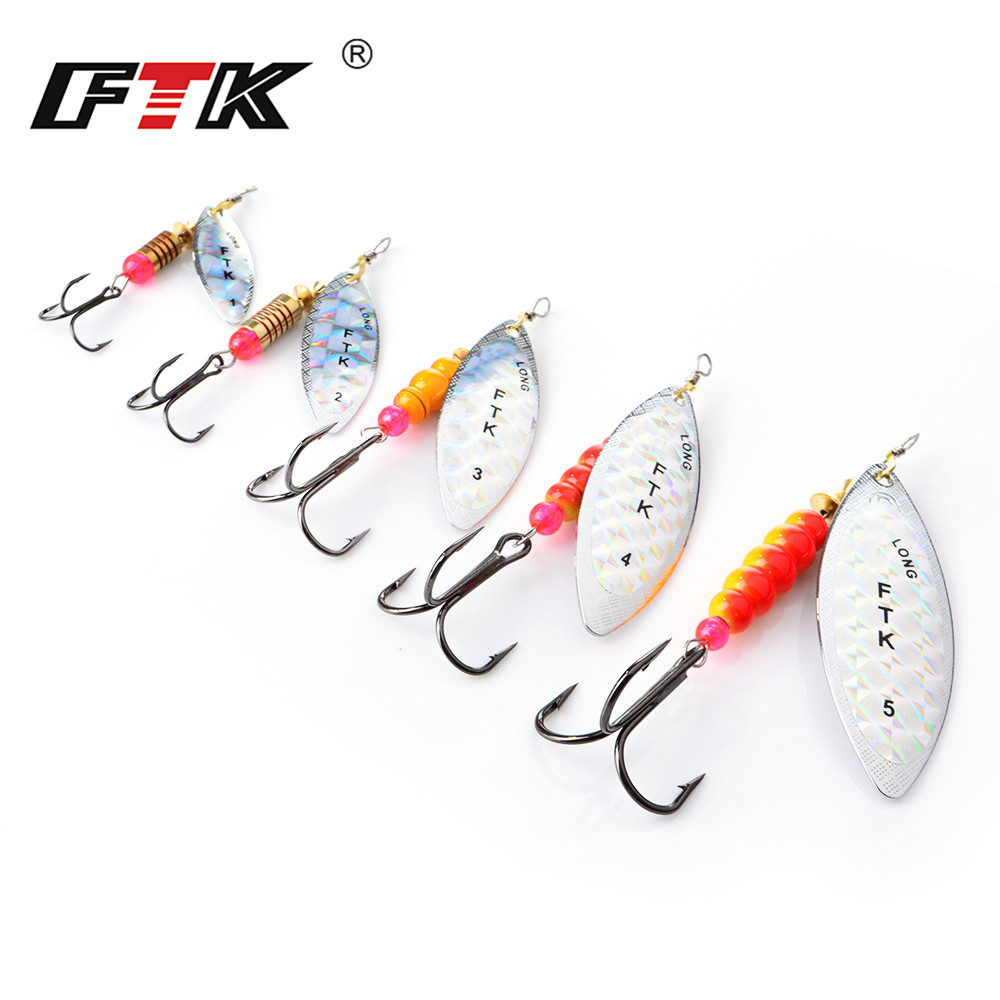 FTK Spinner Köder 4G/7G/12G/18 – Fishing Hook Treble Bewertung und Preis