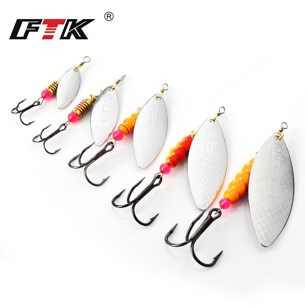 FTK Spinner Köder 4G/7G/12G/18 – Fishing Hook Treble Bewertung und Preis