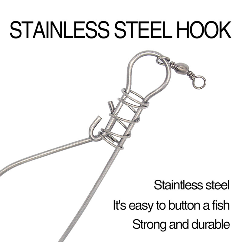 Neu【Edelstahl-Angelverschluss- – Fishing Hook Stainless Steel Bewertung und Preis